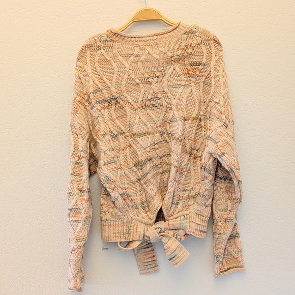 Universal Thread Large Back Tie Chunky Knit Sweater - Picture 5 of 6